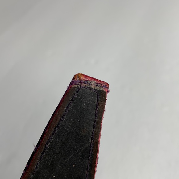 Small Genuine Leather Painted/Stained Diamond Patte… - Picture 10 of 11